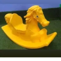 حصان هزاز فيبر جلاس أصفر