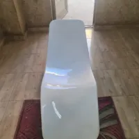 شزلونج فيبر جلاس أبيض